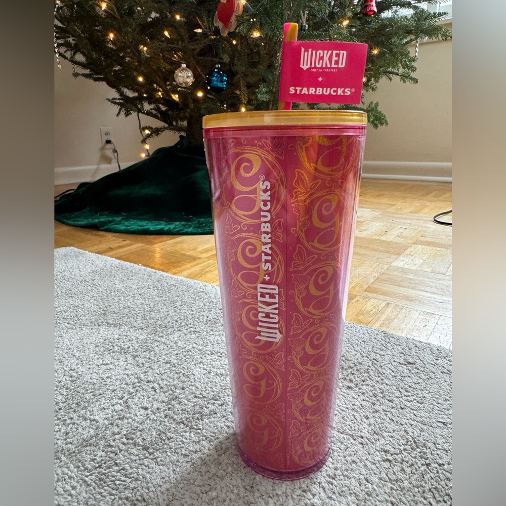 Wicked + Starbucks Galinda/Glinda Straw Cup